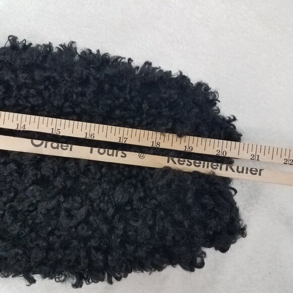 NEW Walter Baker Size M Amanda Fuzzy Jacket in Black Hooded NWT $398 - Picture 8 of 10